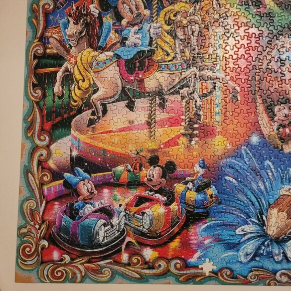 Disney 2000 Piece Puzzle 38 x 26 Mickey Minnie Mouse Donald Duck Goofy 43501 - Picture 11 of 16